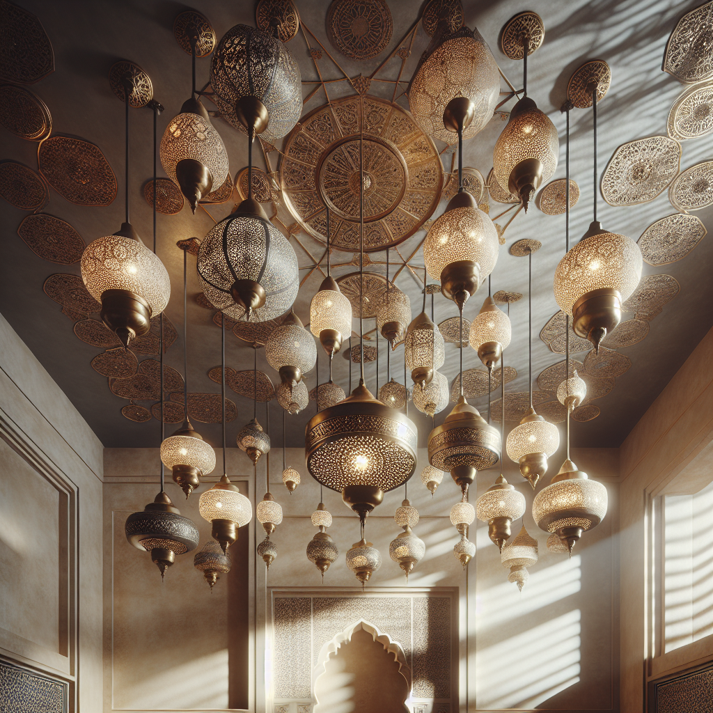 Marrakech Glow: Crafting Boho Vibes with Moroccan Ceiling Lights